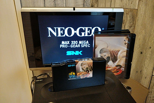 Fatal Fury 3 Garo Densetsu 3 SNK NEO GEO AES Cartridge, Manual Boxed set-h0804-