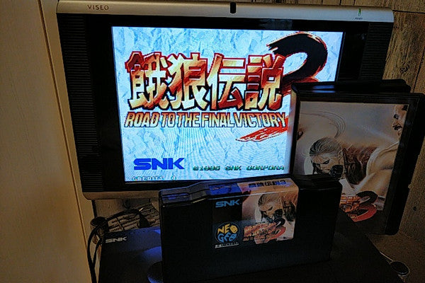 Fatal Fury 3 Garo Densetsu 3 SNK NEO GEO AES Cartridge, Manual Boxed set-h0804-