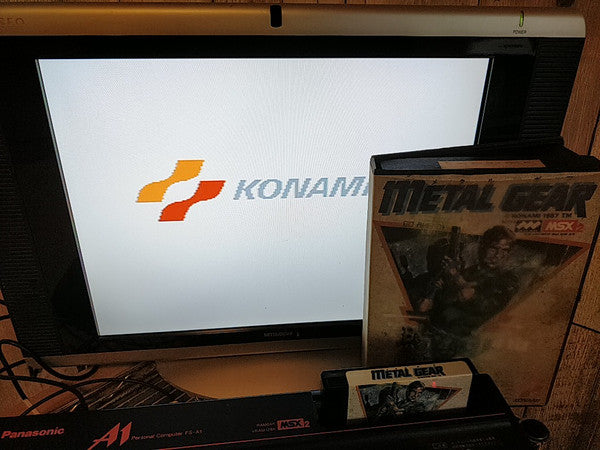 Metal Gear MSX/MSX2 Game Cartridge, Manual and Boxed set, Working Japan-h0512-