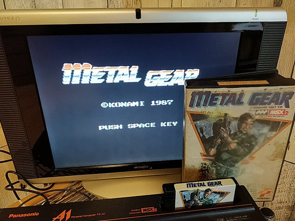 Metal Gear MSX/MSX2 Game Cartridge, Manual and Boxed set, Working Japan-h0512-