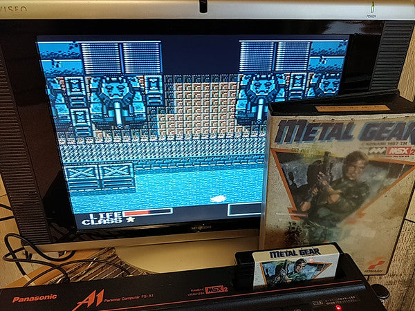 Metal Gear MSX/MSX2 Game Cartridge, Manual and Boxed set, Working Japan-h0512-
