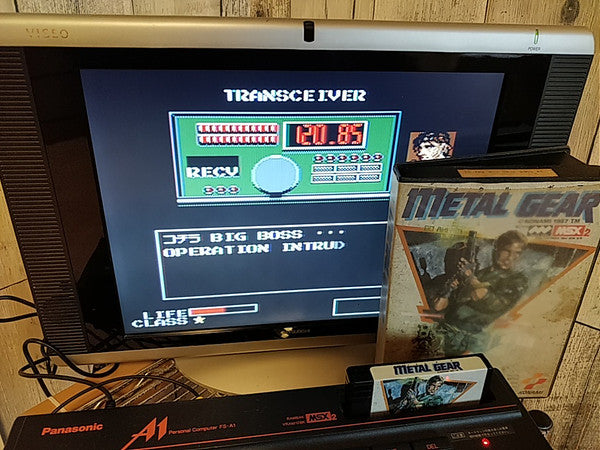 Metal Gear MSX/MSX2 Game Cartridge, Manual and Boxed set, Working Japan-h0512-