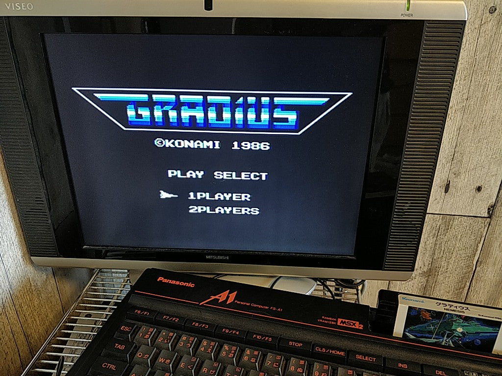 GRADIUS NEMESIS MSX/MSX2 Game Cartridge, Manual and Boxed set tested-g0415-