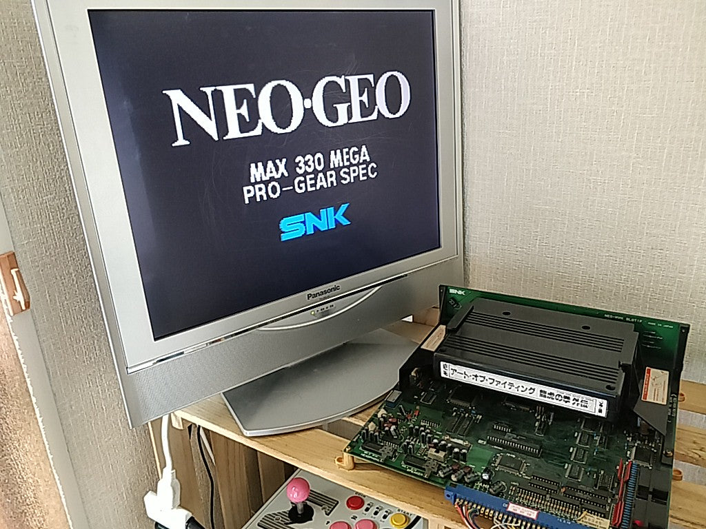 THE PATH OF THE WARRIOR -ART OF FIGHTING 3- NEO GEO MVS Cartridge, Working-g0325