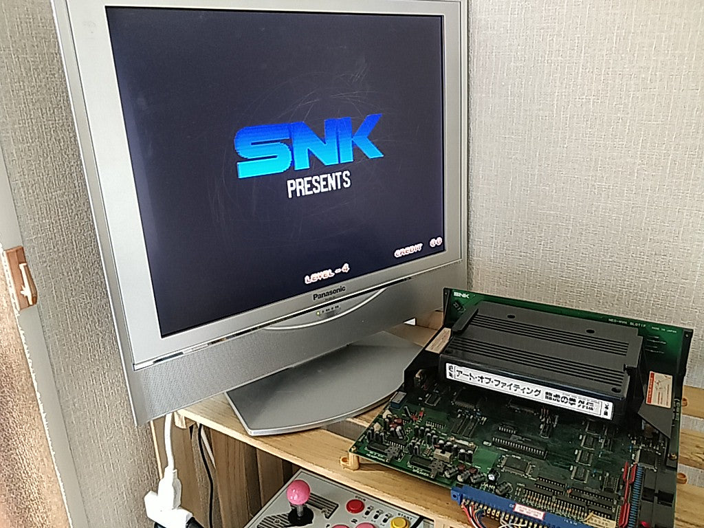 THE PATH OF THE WARRIOR -ART OF FIGHTING 3- NEO GEO MVS Cartridge, Working-g0325