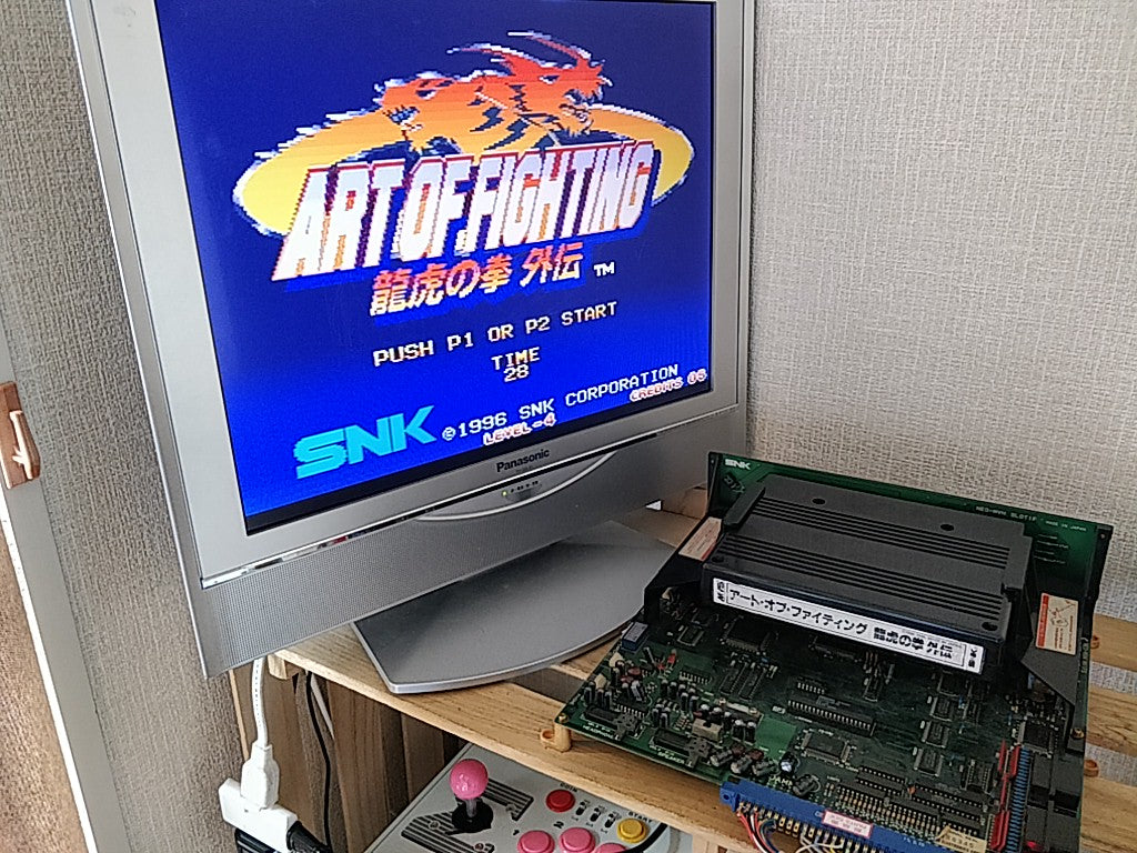 THE PATH OF THE WARRIOR -ART OF FIGHTING 3- NEO GEO MVS Cartridge, Working-g0325