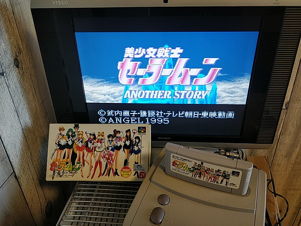 Bishoujo Senshi Sailor Moon Another Story Super Famicom SNES/SFC Boxed set-h1007