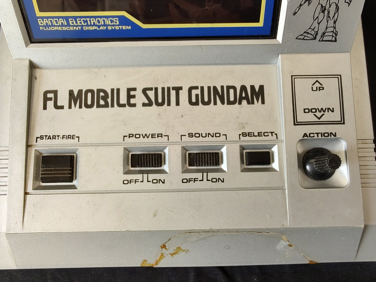 BANDAI ELECTRONICS LSI PORTABLE GAME FL Mobile Suit GUNDAM, Working-f0411-