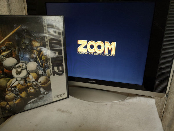 GENOCIDE 2 ZOOM SHARP X68000 Game w/Manual, Box, Working-g0614-2