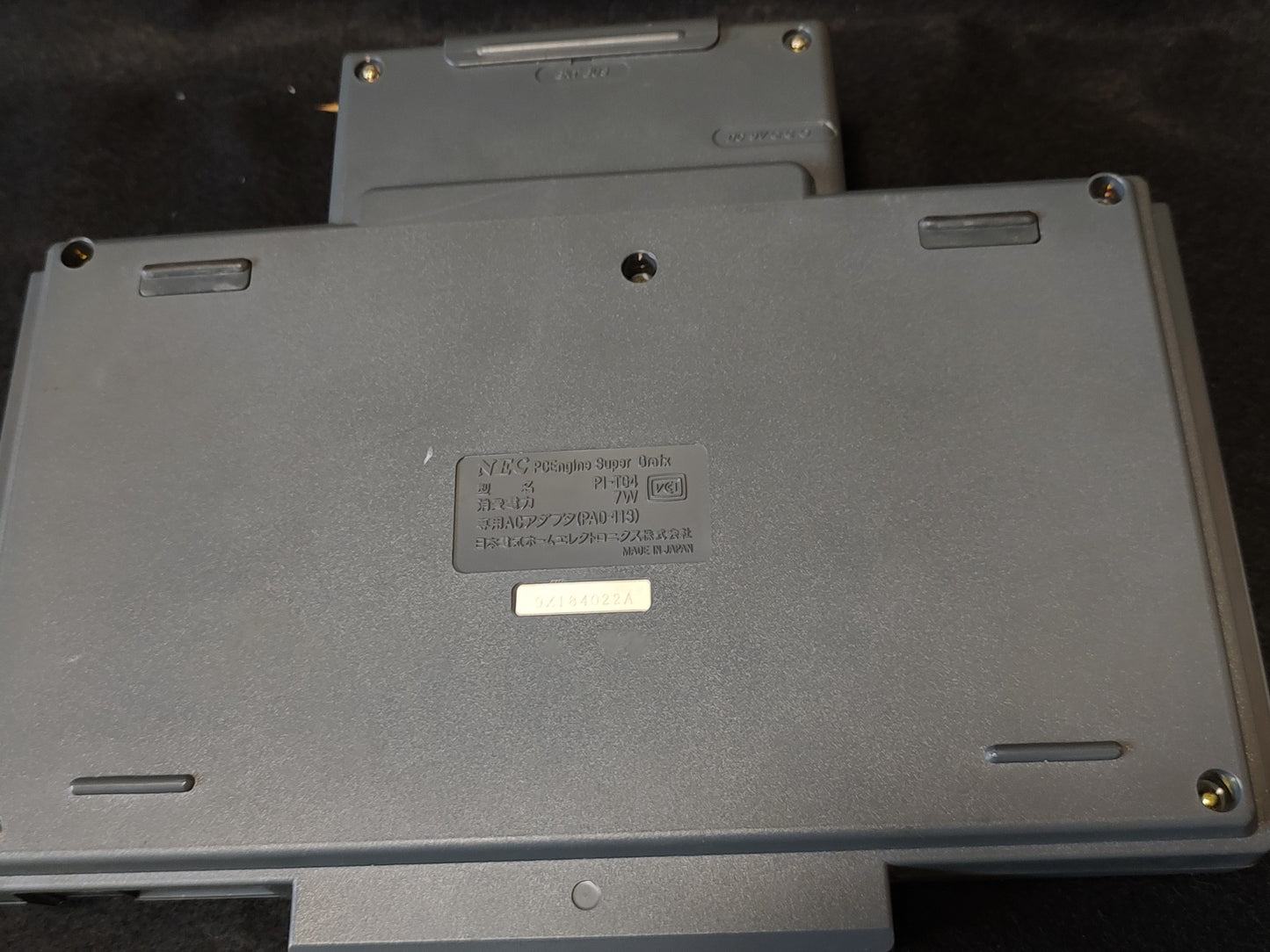 NEC PC Engine SuperGrafx TurboGrafx-16 PI-TG4 Console and Pad set, working-f0719
