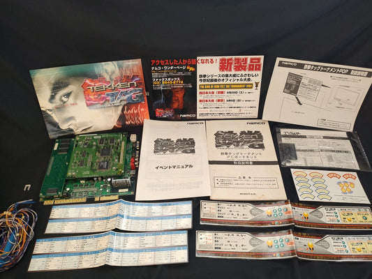TEKKEN TAG TOURNAMENT NAMCO Arcade PCB System JAMMA Board, Working-f0803-