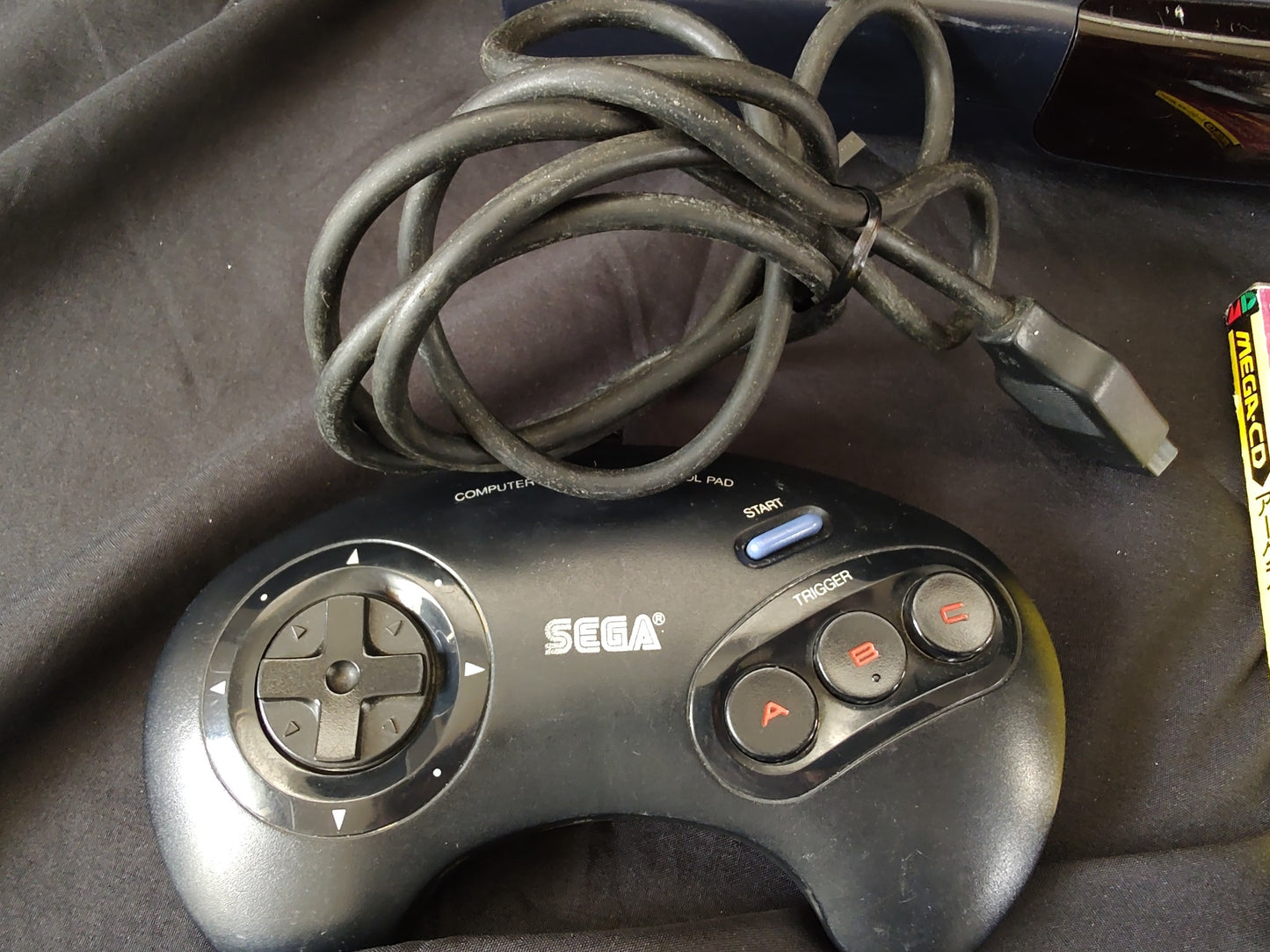 SEGA Victor Wonder MEGA RG-M2 Console,Pad,PSU and Games set tested MEGA CD-b529-