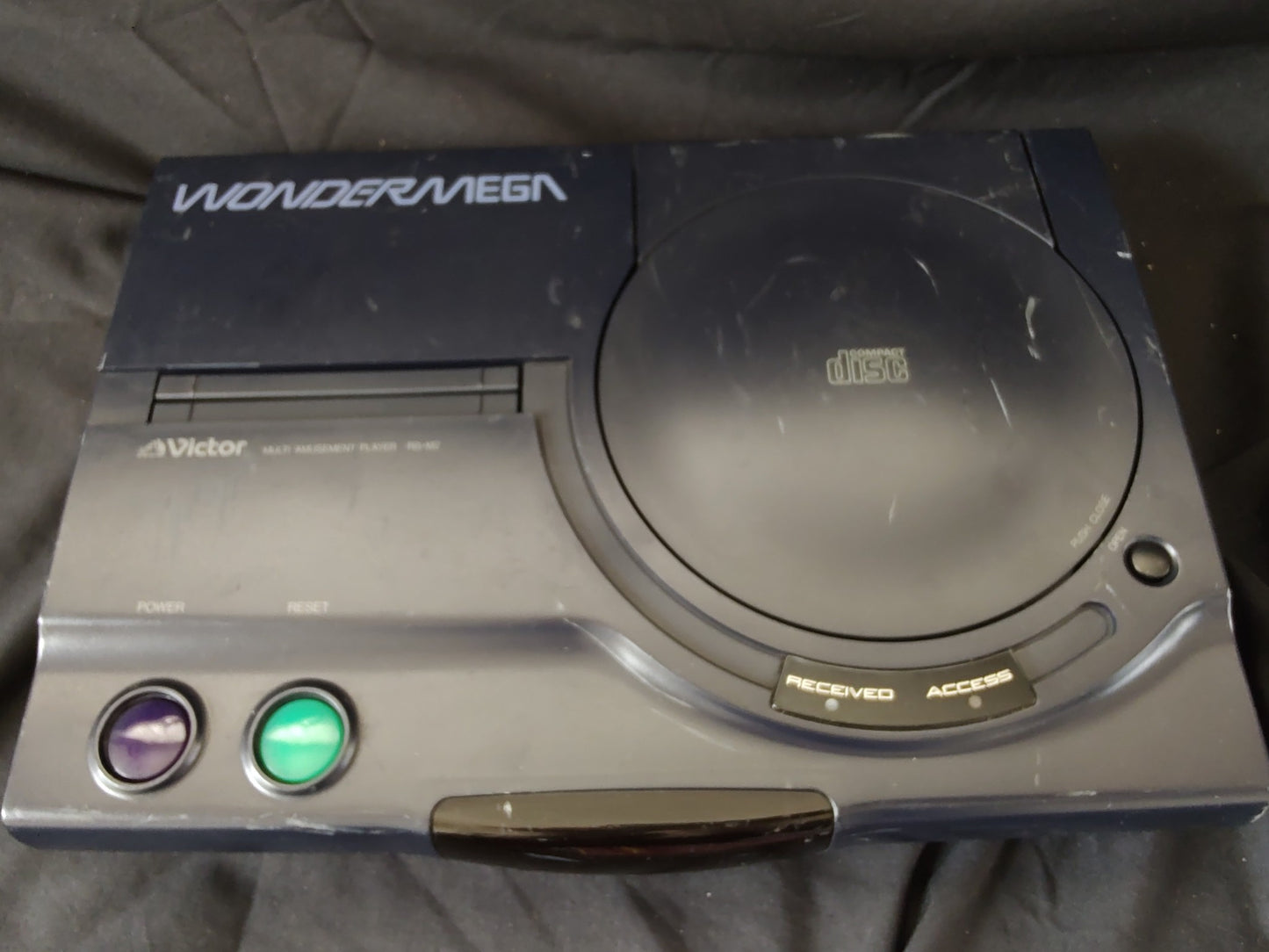 SEGA Victor Wonder MEGA RG-M2 Console,Pad,PSU and Games set tested MEGA CD-b529-