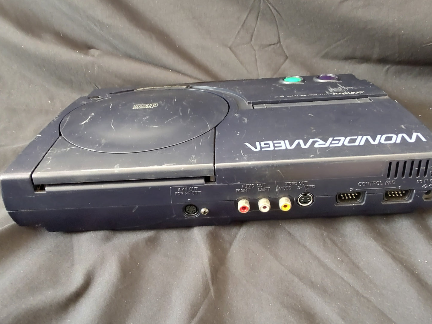 SEGA Victor Wonder MEGA RG-M2 Console,Pad,PSU and Games set tested MEGA CD-b529-