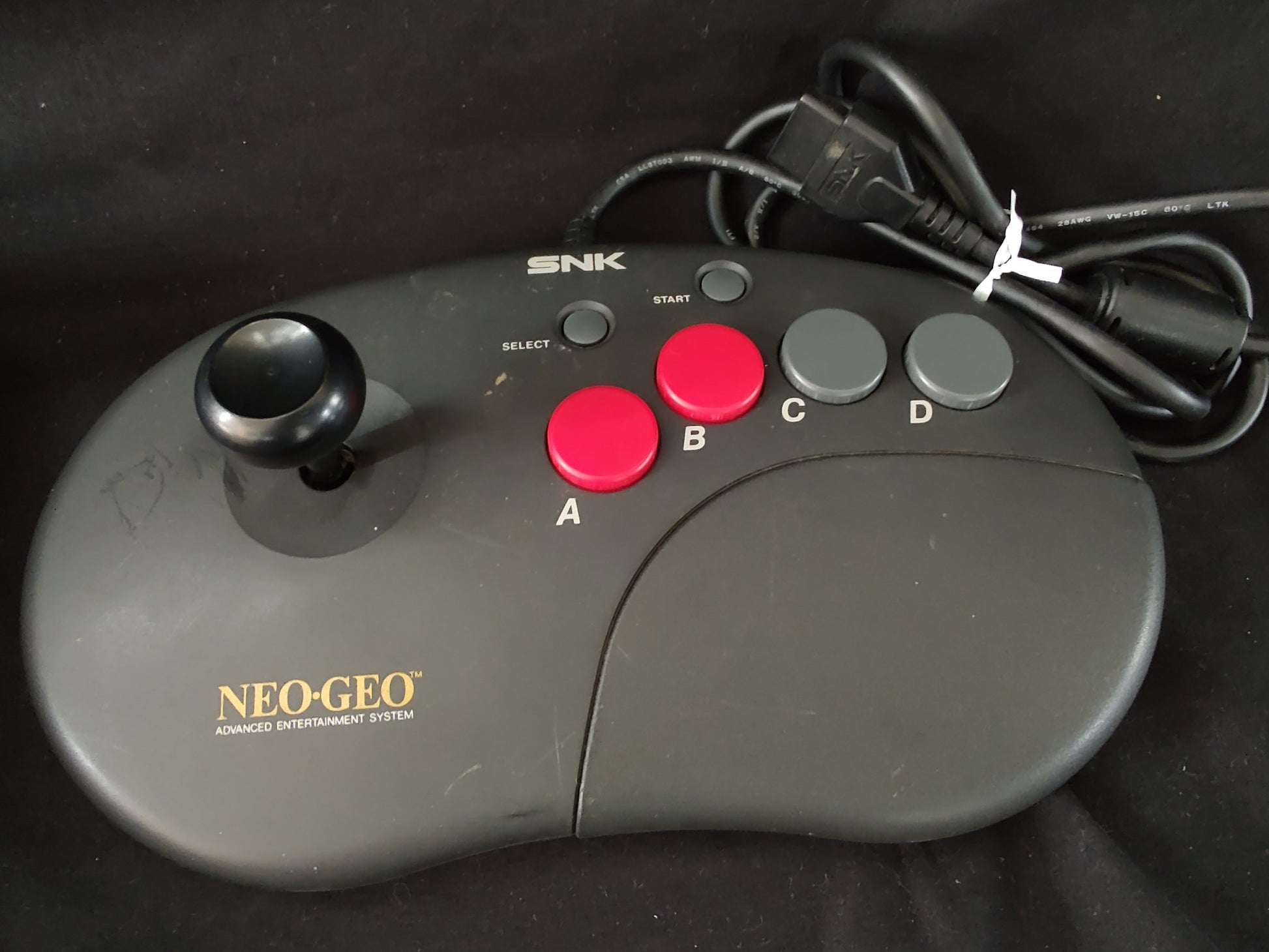 SNK NEO GEO CDZ NGCD Console System,w/Controller,AC Adapter,AV Cable,Game-f1014- - Hakushin Retro Game shop