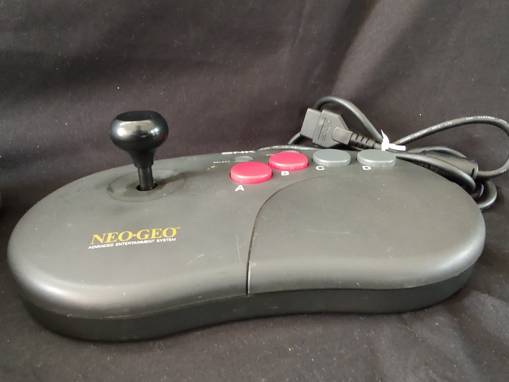 SNK NEO GEO CDZ NGCD Console System,w/Controller,AC Adapter,AV Cable,Game-f1014- - Hakushin Retro Game shop