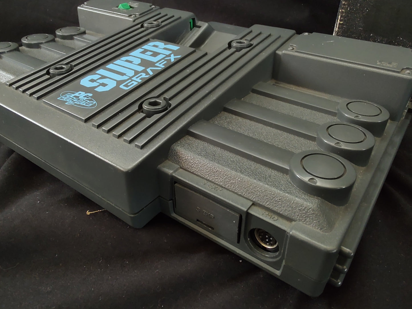 NEC PC Engine SuperGrafx PI-TG4 Console,w/Pad, PSU, AV cable, Box, Working-f1014