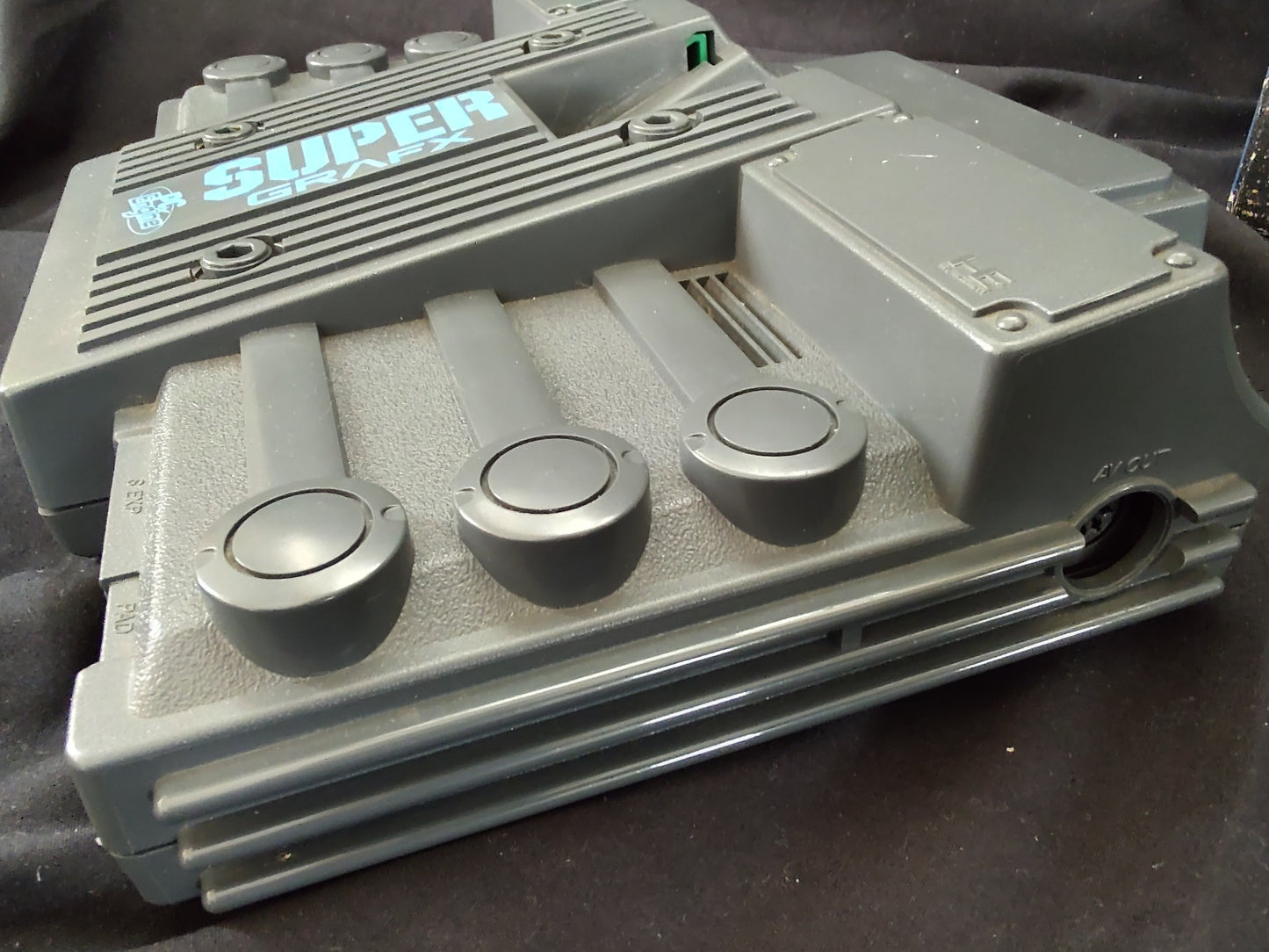 NEC PC Engine SuperGrafx PI-TG4 Console,w/Pad, PSU, AV cable, Box, Working-f1014