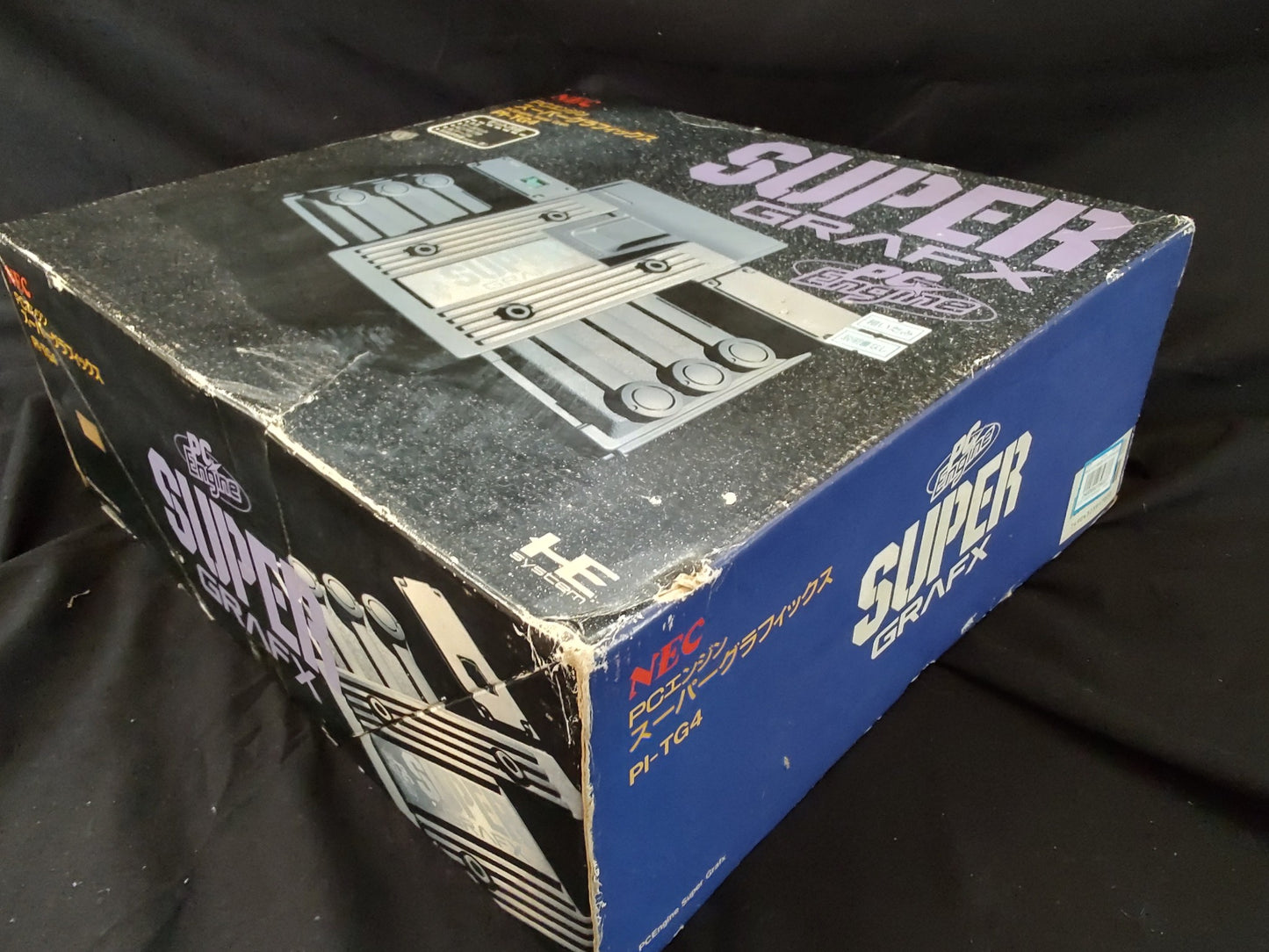 NEC PC Engine SuperGrafx PI-TG4 Console,w/Pad, PSU, AV cable, Box, Working-f1014
