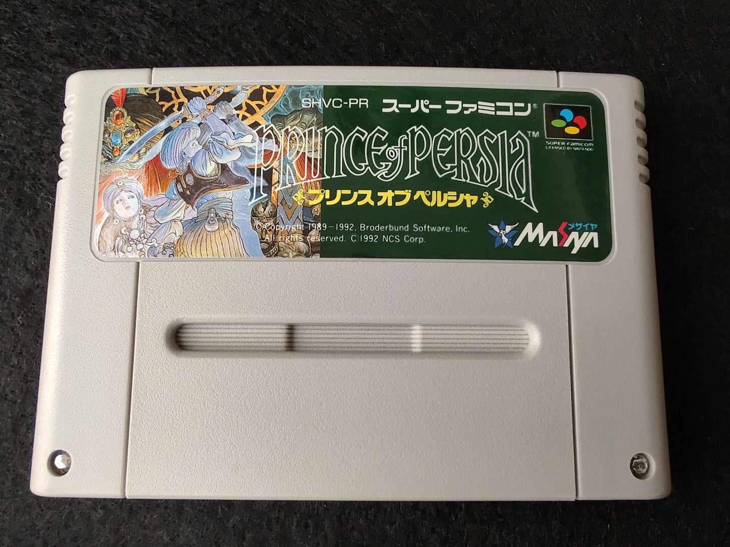 Prince of Persia Super Famicom SFC Cartridge w/,Manual, Box set, Working-f1014-