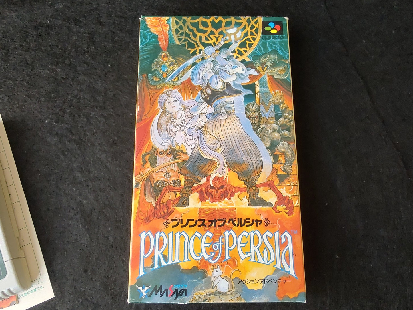 Prince of Persia Super Famicom SFC Cartridge w/,Manual, Box set, Working-f1014-