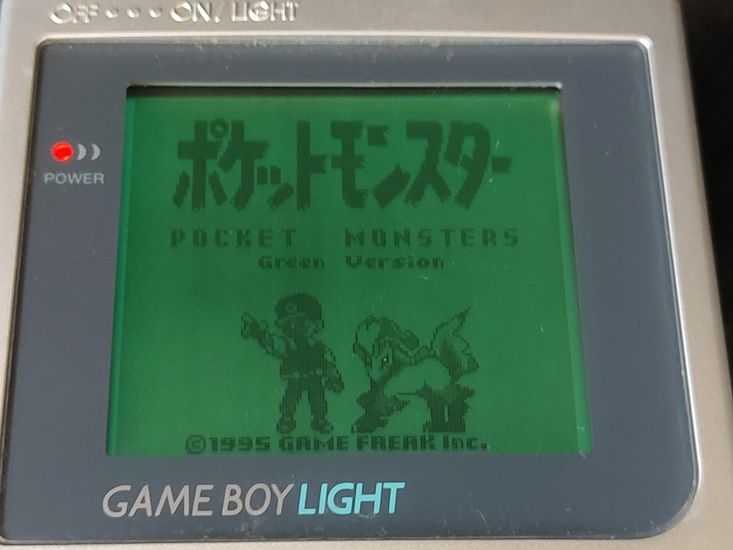 Nintendo Game boy Light Silver color console MGB-101, Manual, Boxed set-f1018-