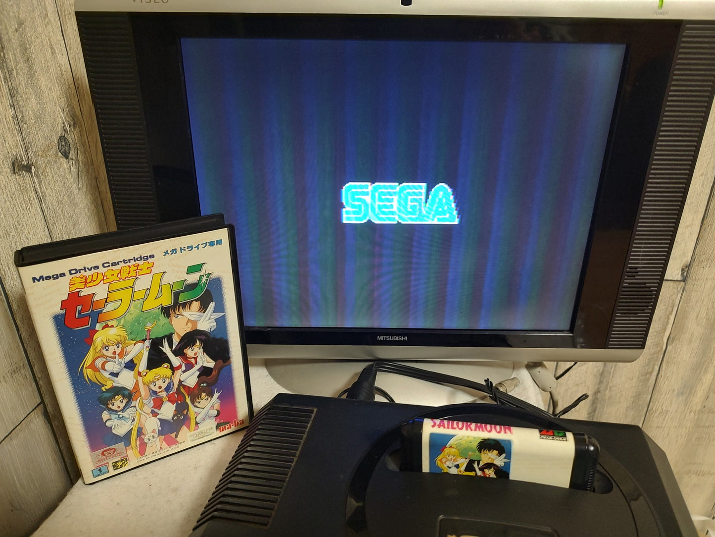 Bishoujo senshi Sailor Moon SEGA MEGA DRIVE Genesis Cartridge, Boxed set-g0301-