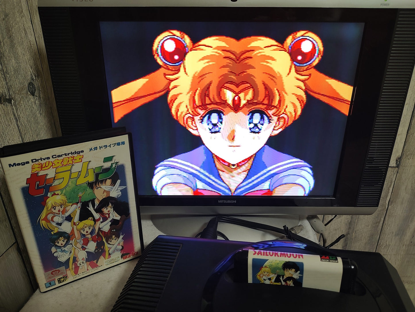 Bishoujo senshi Sailor Moon SEGA MEGA DRIVE Genesis Cartridge, Boxed set-g0301-