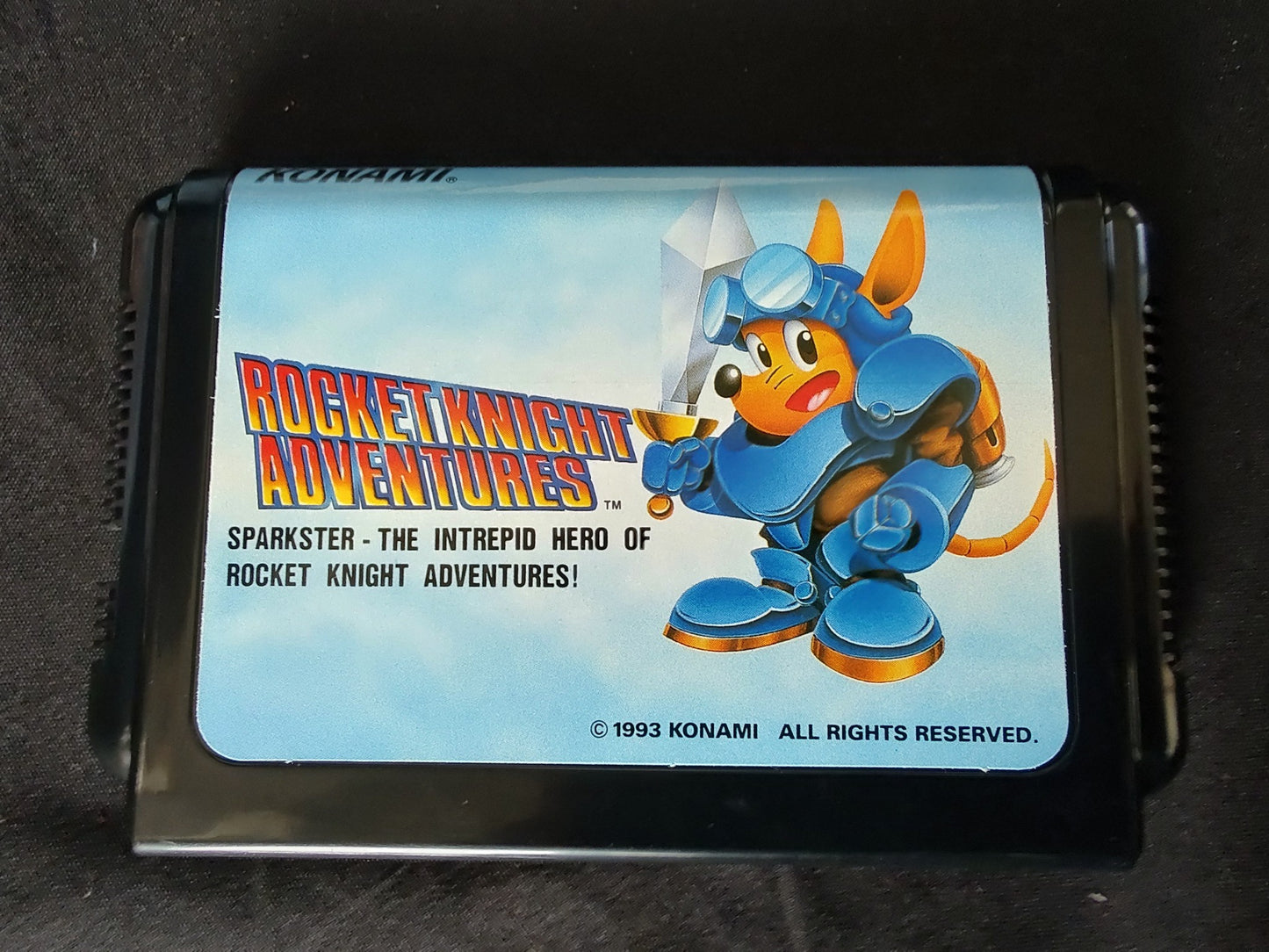 Rocket Knight Adventures SEGA MEGA DRIVE (Genesis ) w/Manual, Card, Box-g0301-
