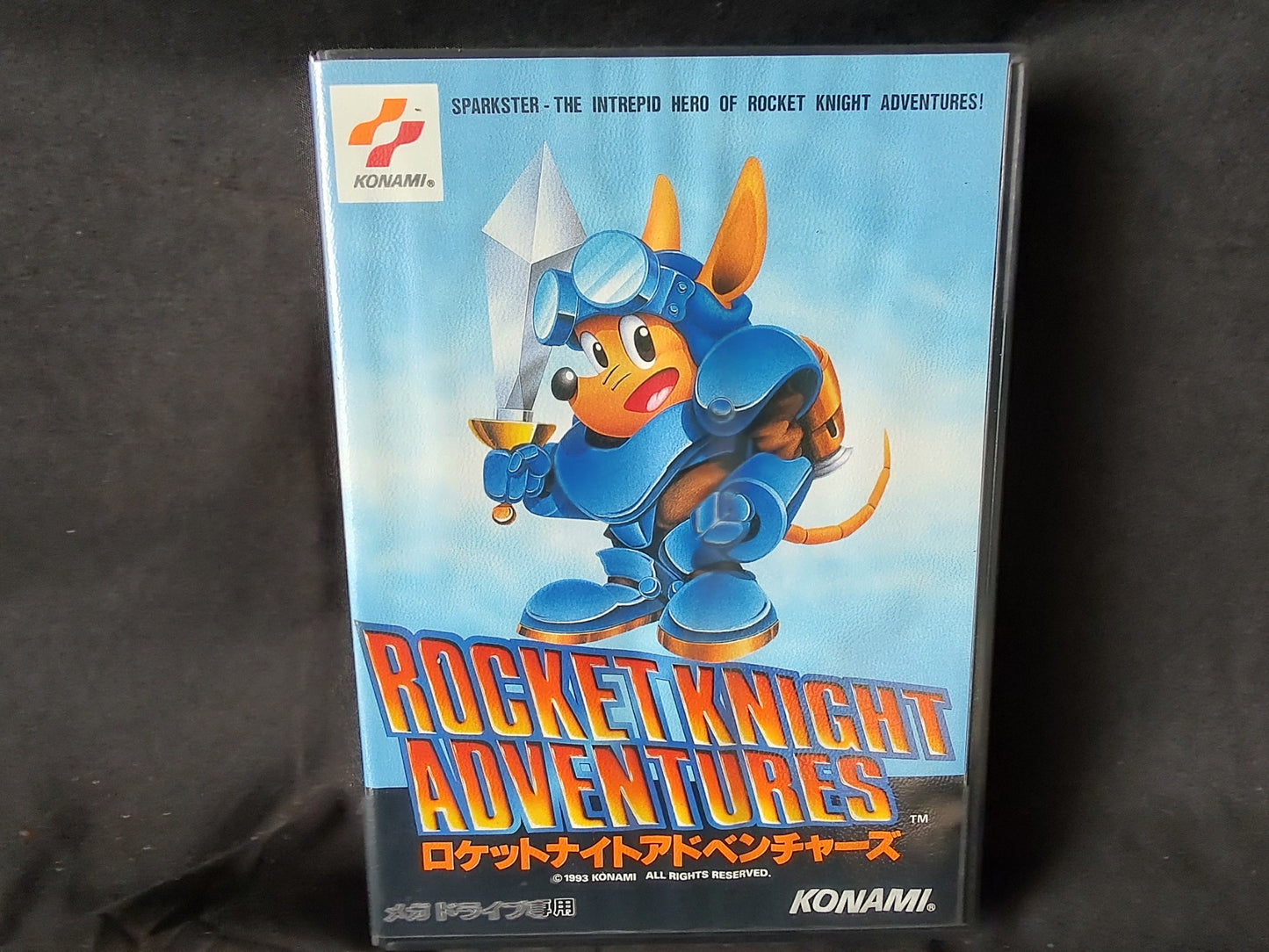 Rocket Knight Adventures SEGA MEGA DRIVE (Genesis ) w/Manual, Card, Box-g0301-