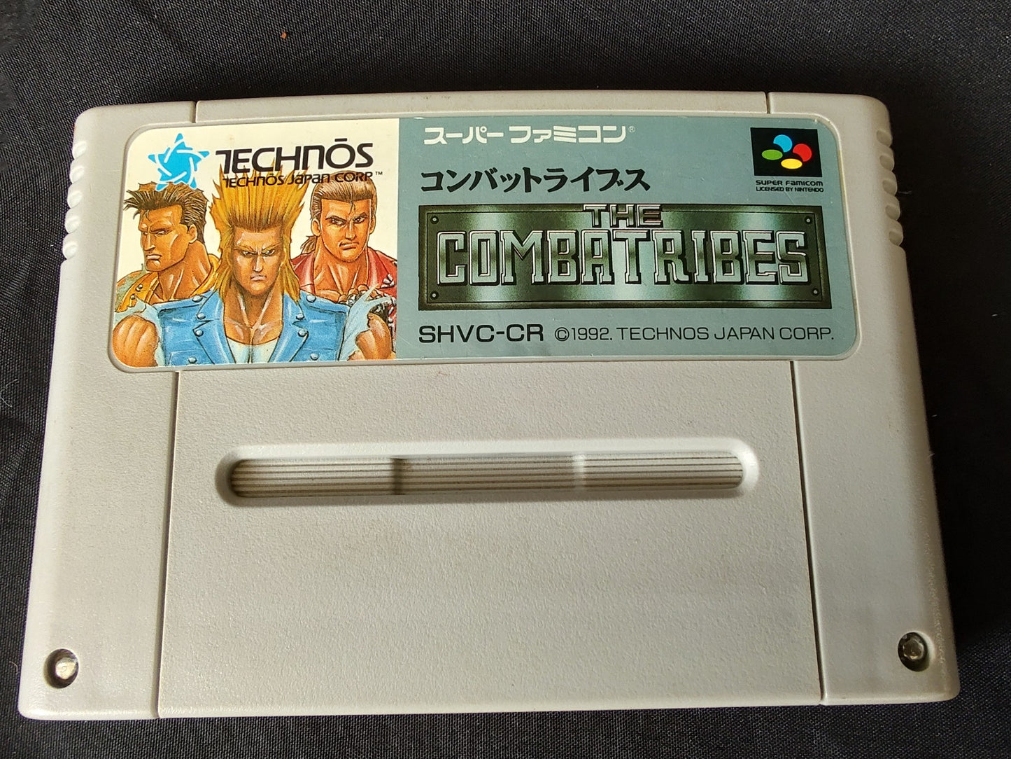 THE COMBATRIBES Super Famicom SNES SFC Cartridge only/tested-g0301-