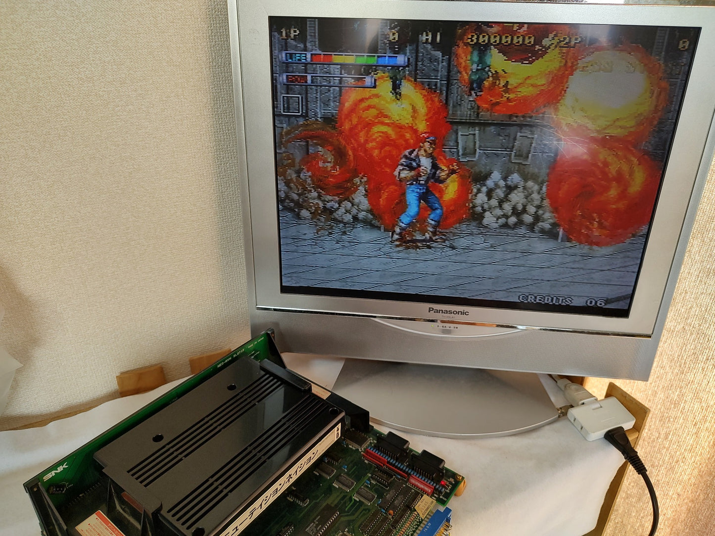 MUTATION NATION NEOGEO MVS System Cartridge and Instruction card set-g0304-