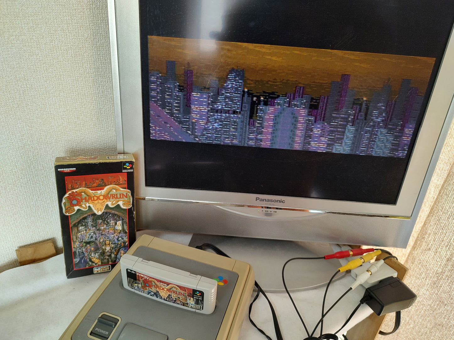 Shadowrun JP Ver. Super Famicom SNES Cartridge,Manual Boxed set, Working-g0304-