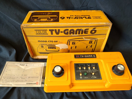 Nintendo TV GAME 6 (CTG-6V) Console and Box set, working-g0316-2
