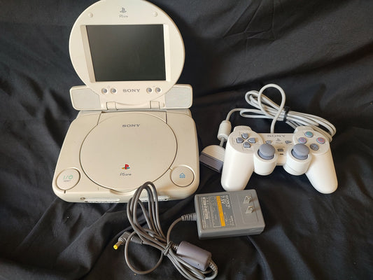 Sony PlayStation PS one Console,LCD monitor,PSU and Controller, NTSC-J-g0315-1