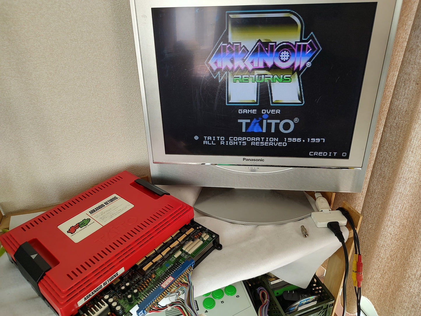 Arkanoid Returns Taito Taito F3 Package System, Cartridge only, tested-g0315-