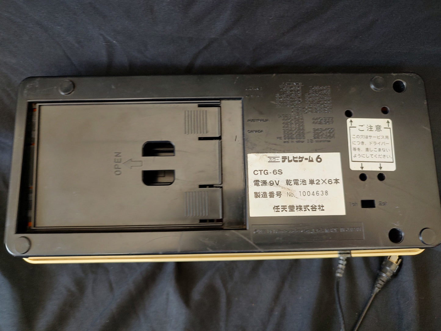 Defective Nintendo TV GAME 6 (CTG-6S) console system, Working -g0318-5