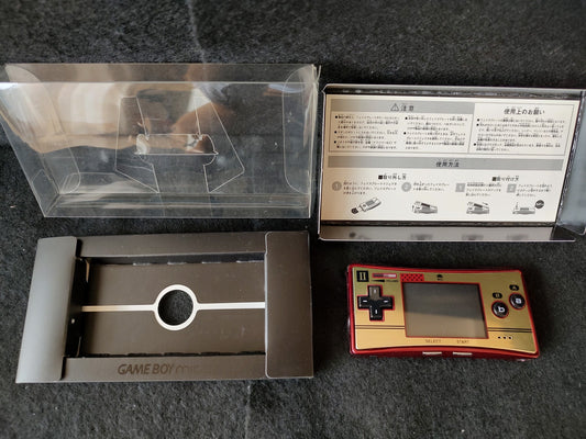 Novelty Faceplate skin Game Boy Micro Famicom 2P Pad Club Nintendo Japan-g0321-