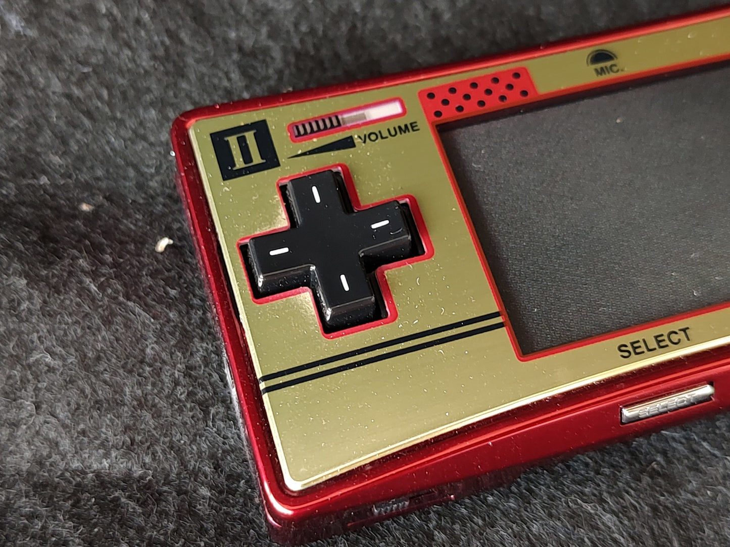 Novelty Faceplate skin Game Boy Micro Famicom 2P Pad Club Nintendo Japan-g0321-