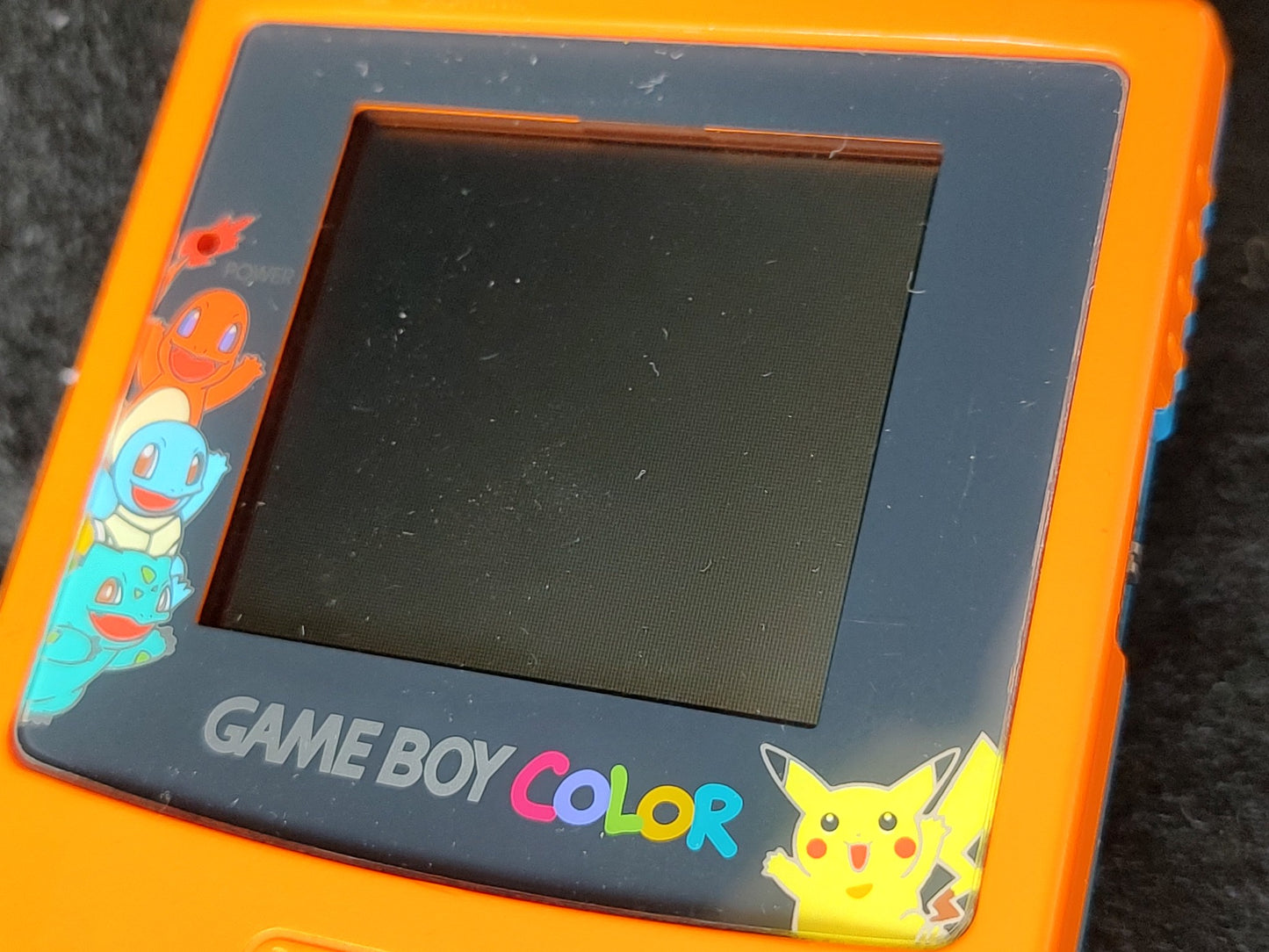 Nintendo Gameboy Color Pokemon Limited edition Orange color console -g0321-