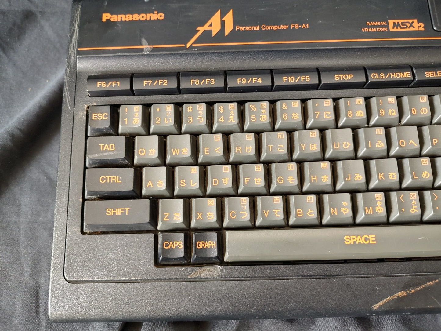 Panasonic MSX2 FS-A1 MK2 Personal Computer and PSU set, Working-g0328-
