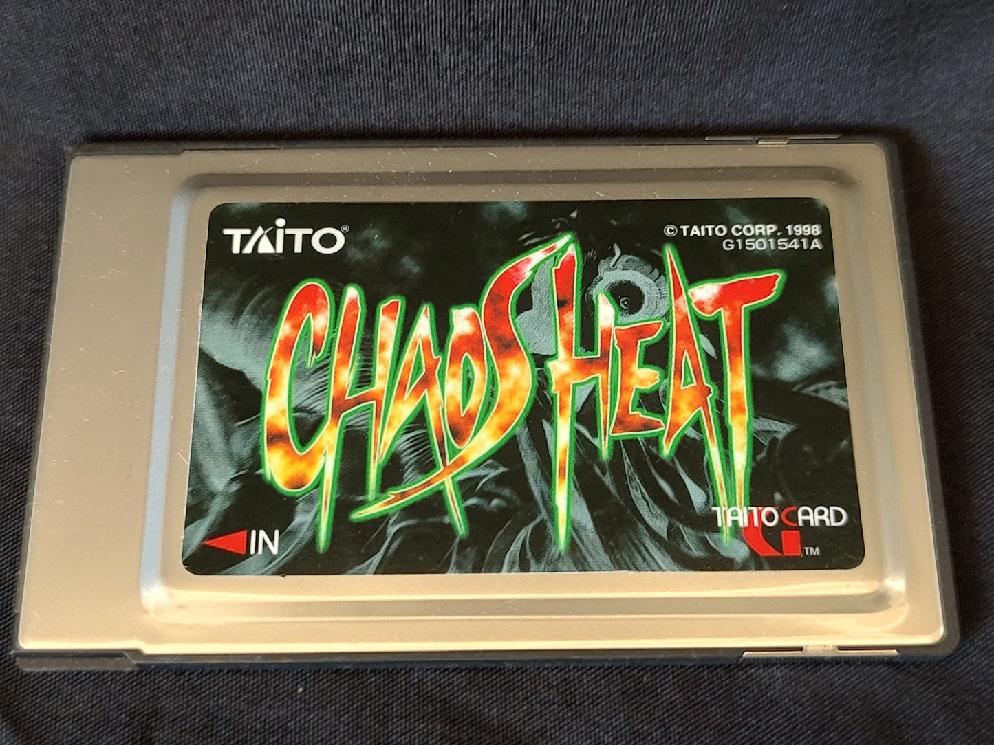 Chaos Heat TAITO G-NET Arcard System JAMMA B Board and Inst card set-g0401-