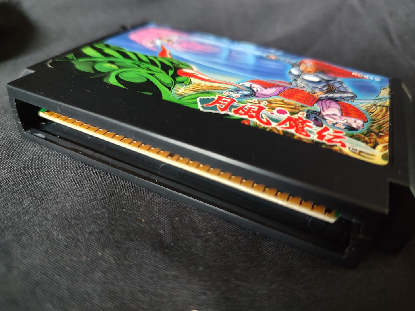 GETSU FUMA DEN MESAIA Nintendo Famicom NES Cartridge,Manual,Box set tested-g0403