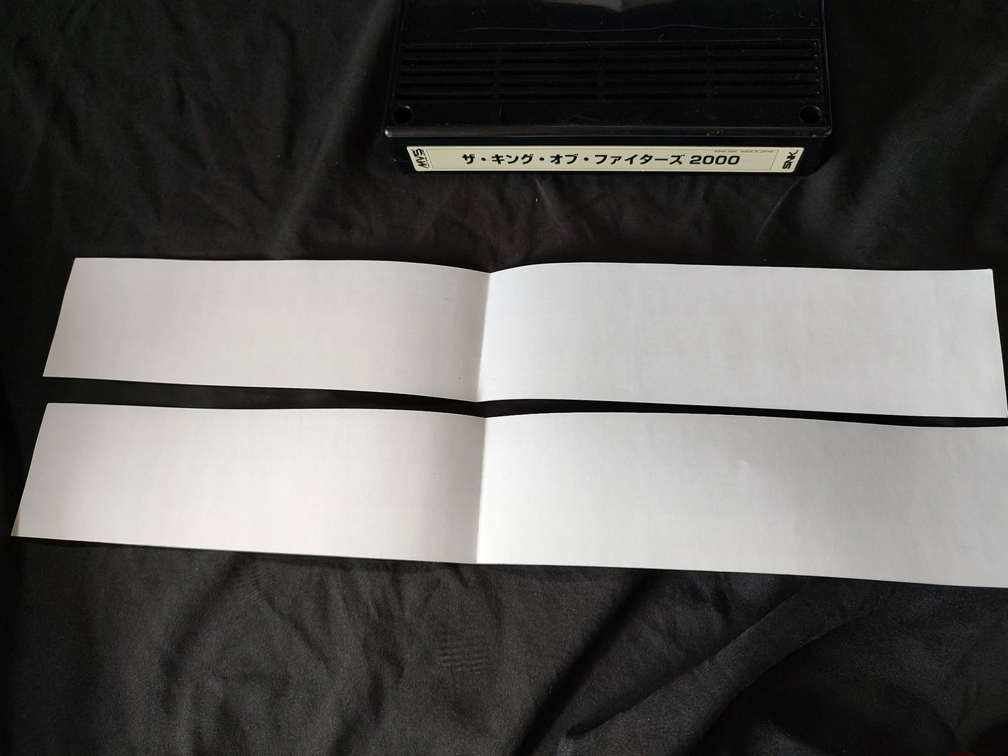 The King of Fighters 2001 KOF 2000 NEOGEO MVS Cartridge and Papers set-g0404--