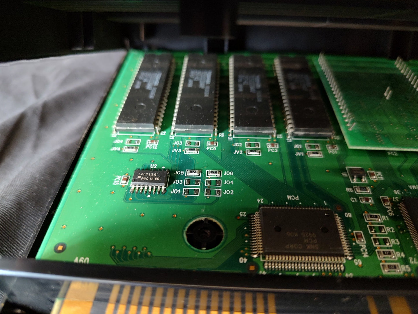 The King of Fighters 2001 KOF 2000 NEOGEO MVS Cartridge and Papers set-g0404--