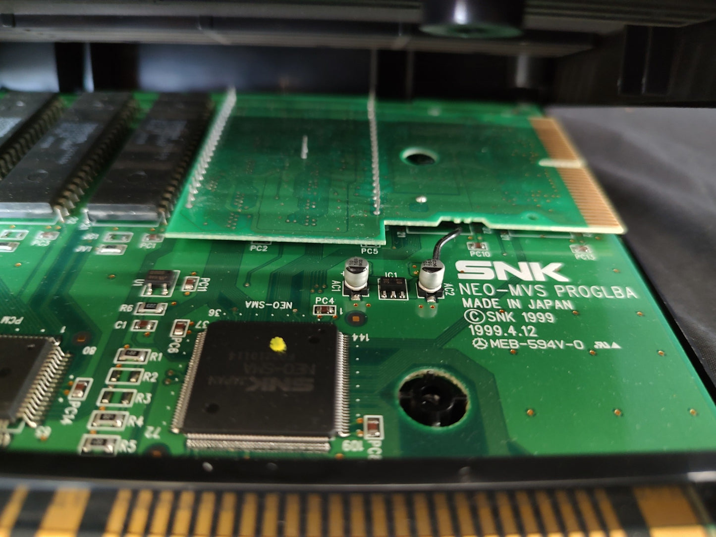 The King of Fighters 2001 KOF 2000 NEOGEO MVS Cartridge and Papers set-g0404--