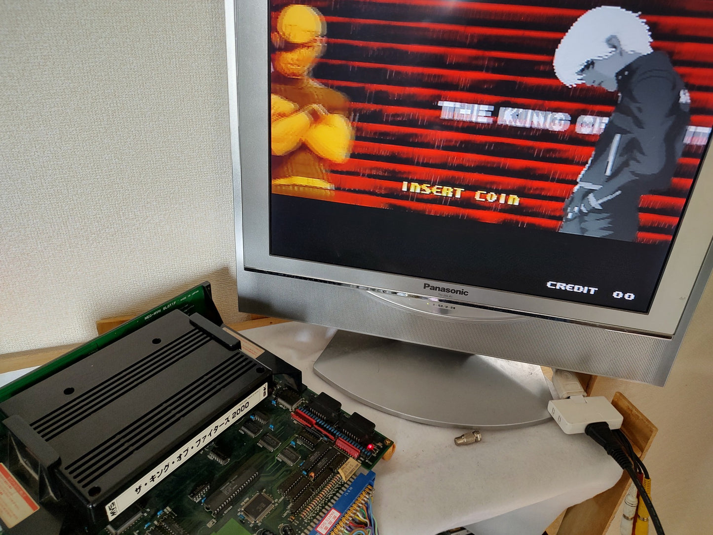 The King of Fighters 2001 KOF 2000 NEOGEO MVS Cartridge and Papers set-g0404--