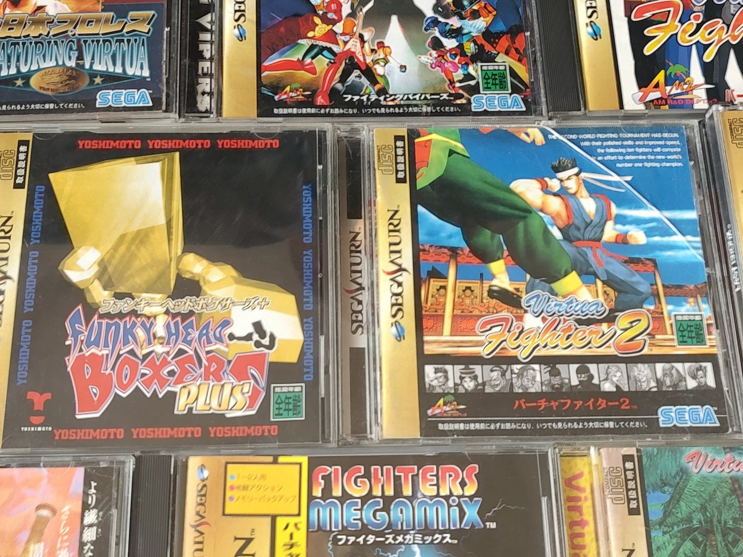 Whole sale Lots of SEGA Saturn Battle Games 13-PCS set, Not tested-g0408-