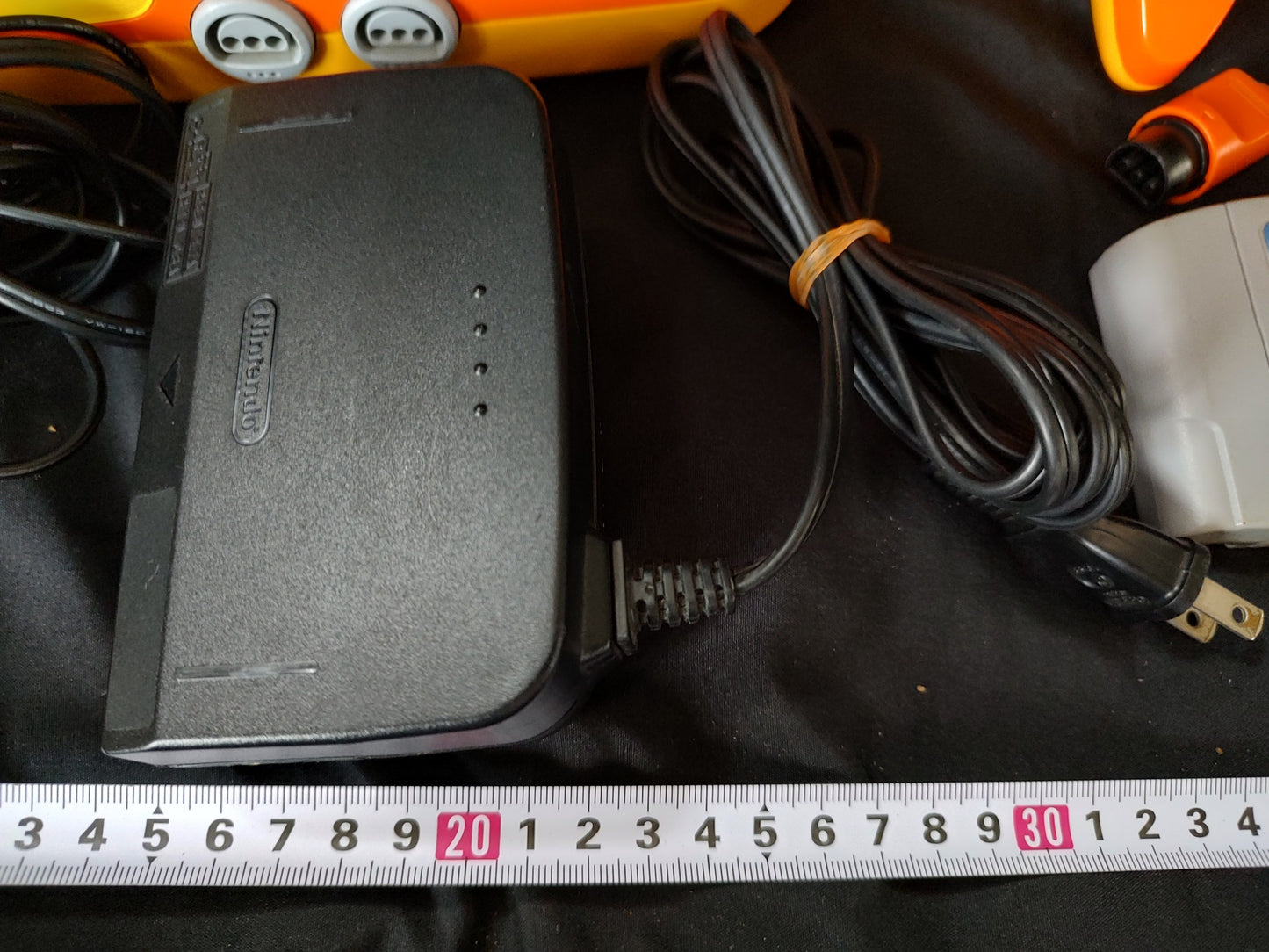 Nintendo64 Pokemon Pikachu limited Orange Color Console,Pad,PSU set tested-g0408