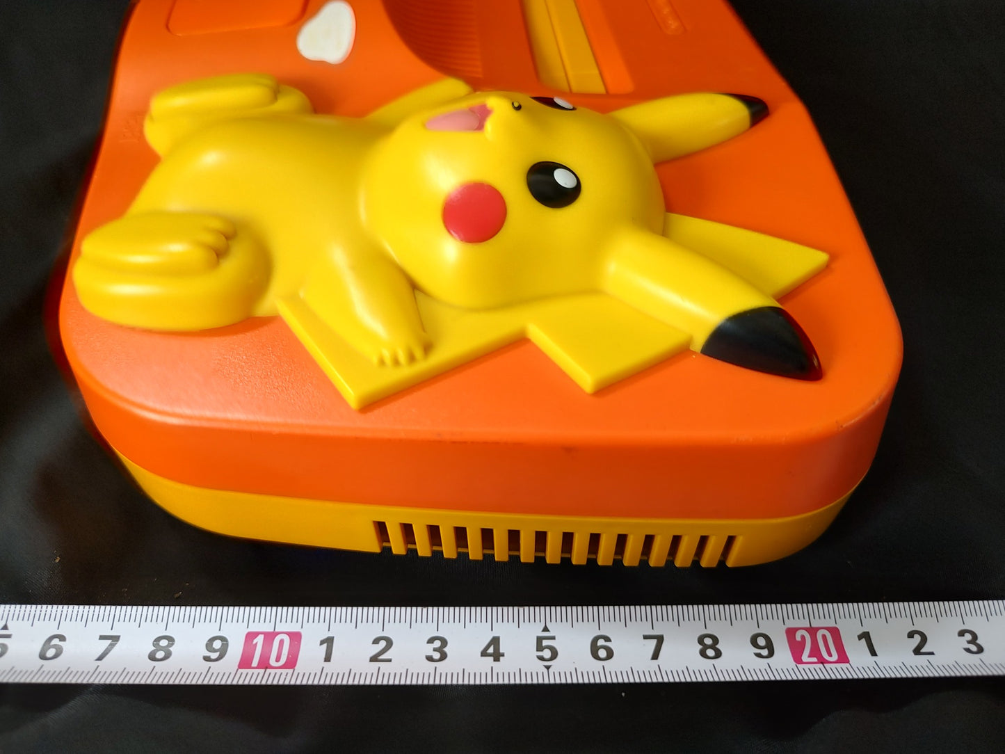 Nintendo64 Pokemon Pikachu limited Orange Color Console,Pad,PSU set tested-g0408
